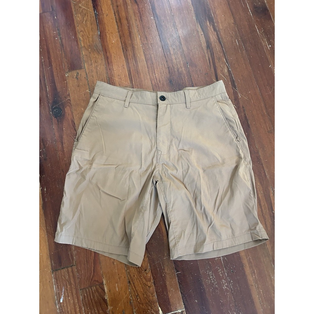 The North Face Mens Hiking Shorts Brown Size 32 Chino Stretch Outdoors Gorp Core